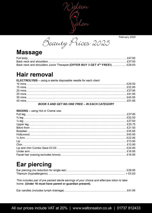 Waltons PRICE LIST for WEB 2k254 (1)